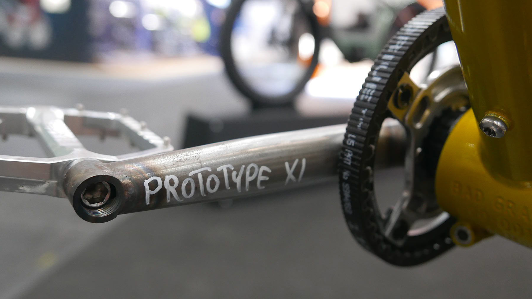 Sour Cybercranks tubular chromoly steel direct mount crankset prototype #11