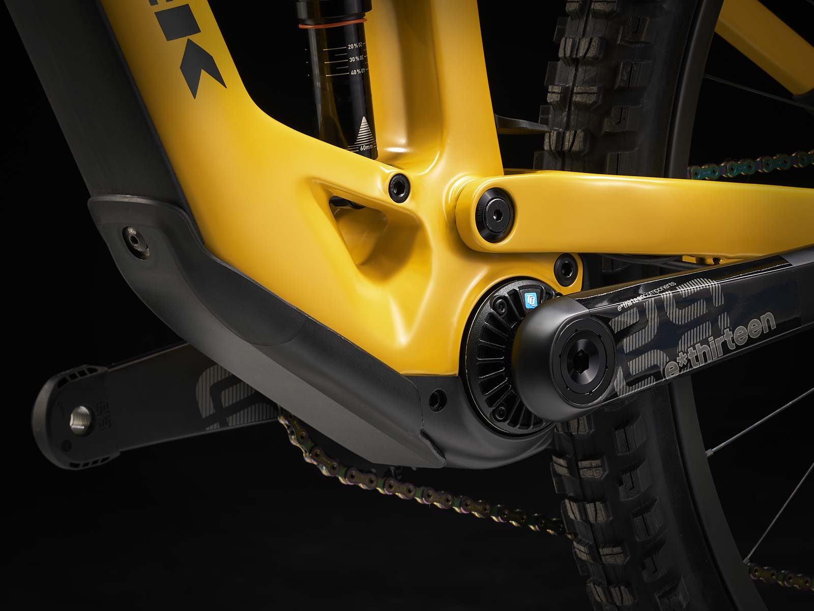 non drive side view of trek fuel exe and tq-hpr50 motor