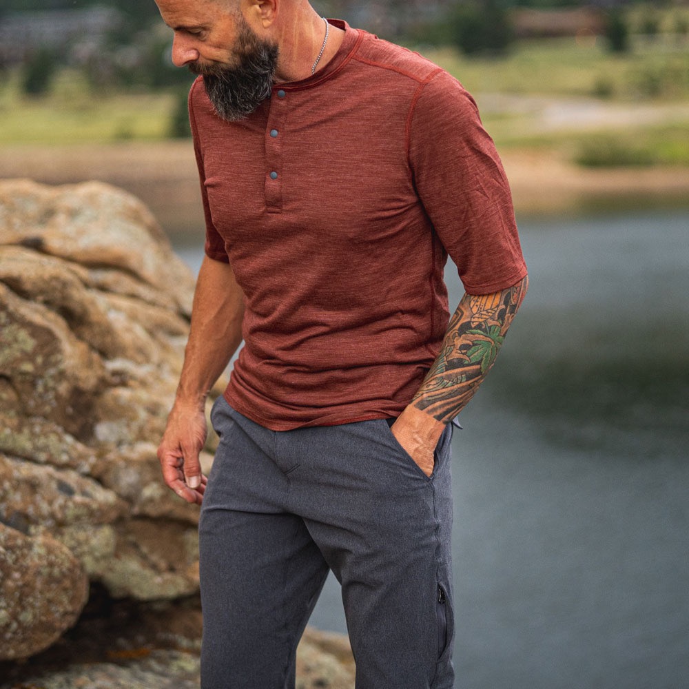 Kitsbow Larison Merino Henley shirt