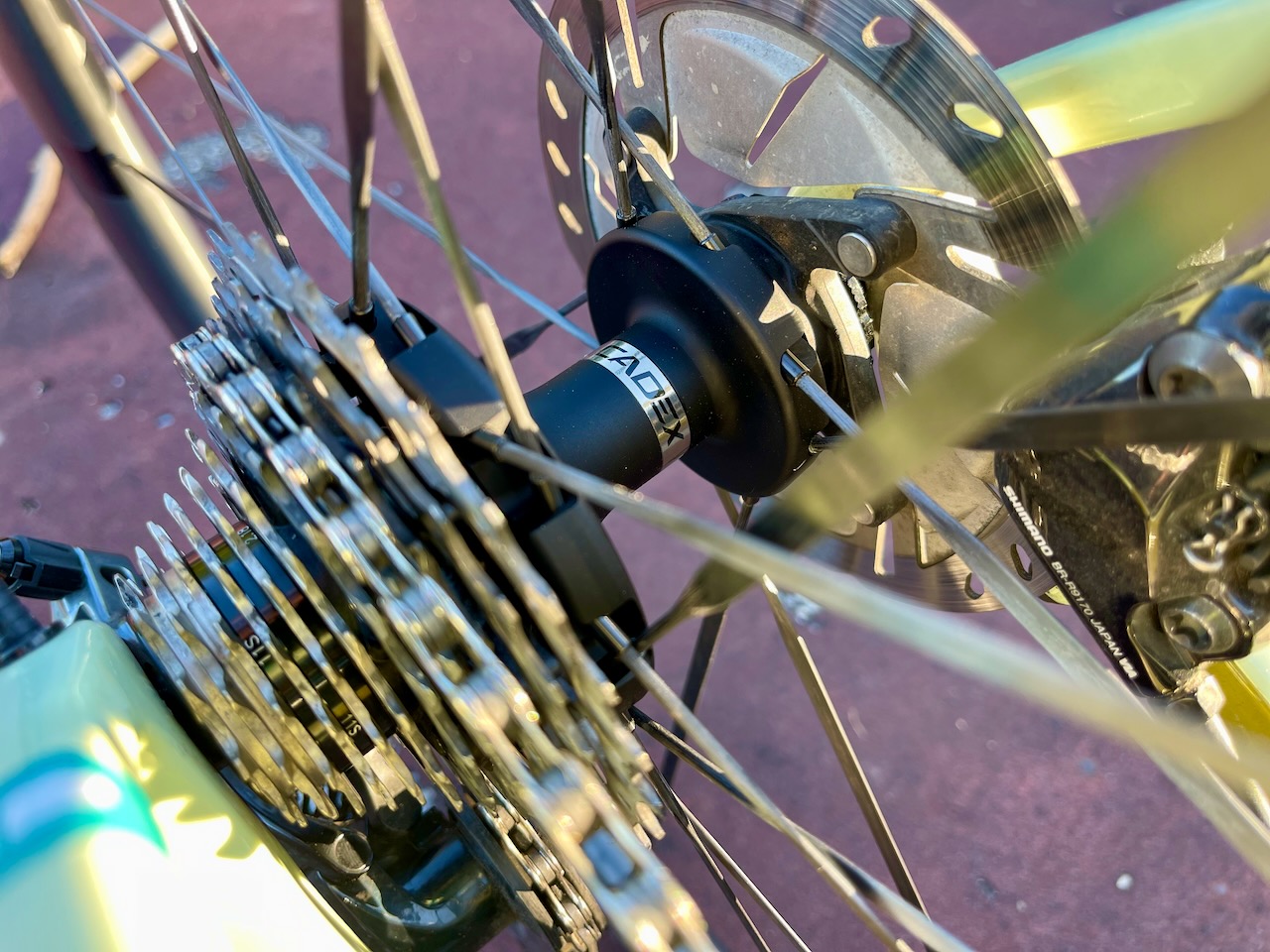 CADEX 50 Ultra hub cassette logo