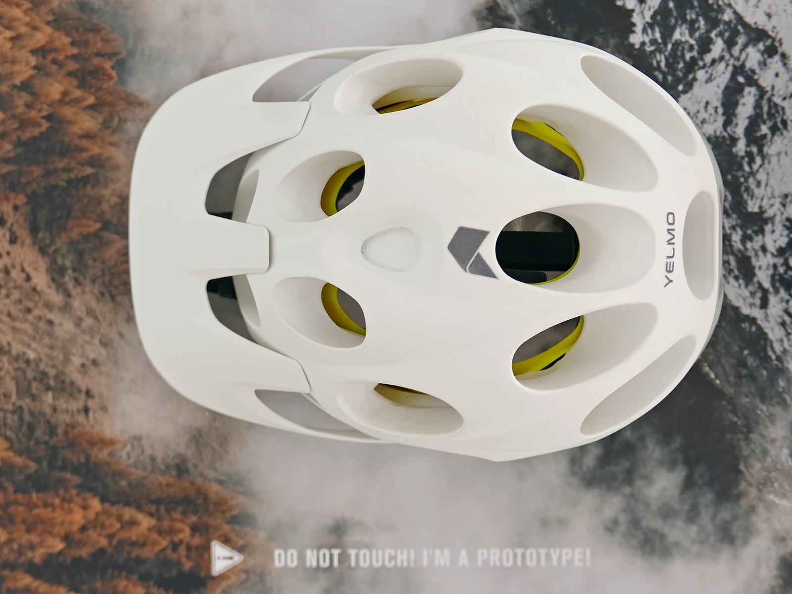 Catlike Yelmo MIPS trail mountain bike helmet prototype, top