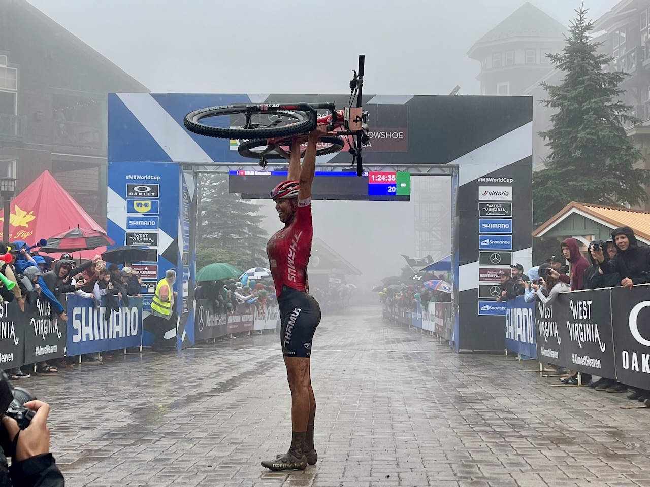 Keller Pro Bike Check World Cup Thomus bike poverhead