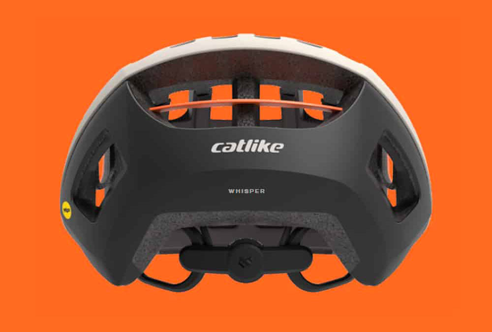 New Catlike Whisper MIPS vented aeroroad bike helmet redesign and rebirth, rear exhaust