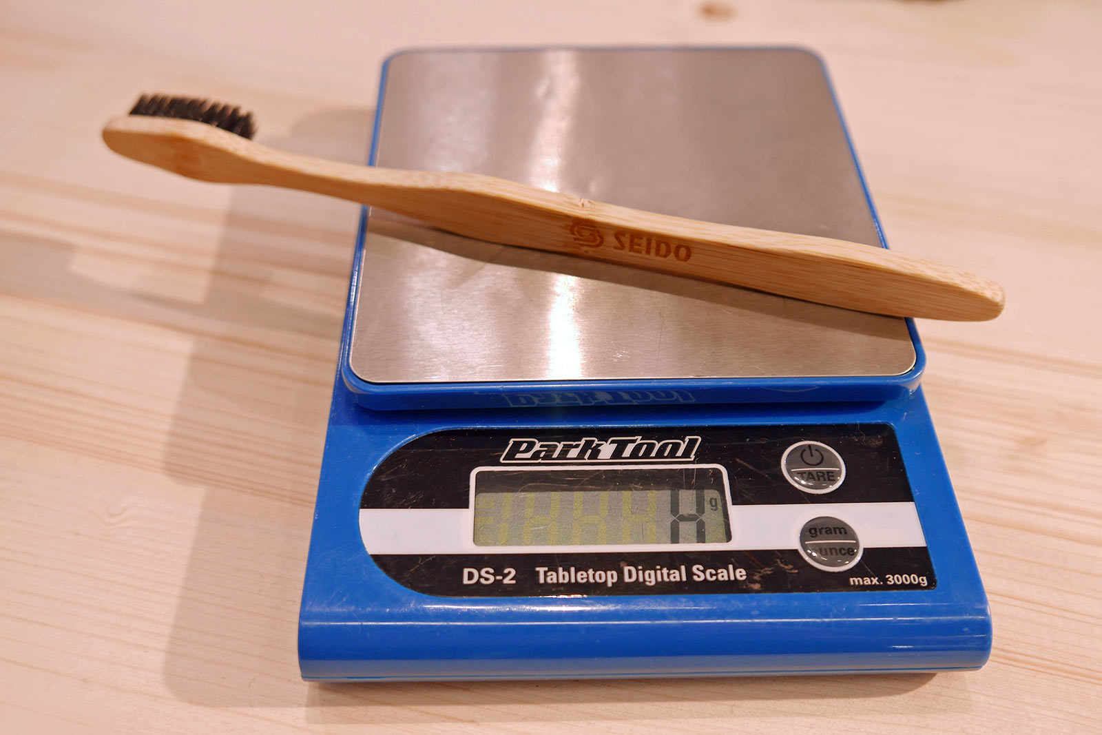 Seido sustainable bamboo bikepacking toothbrush