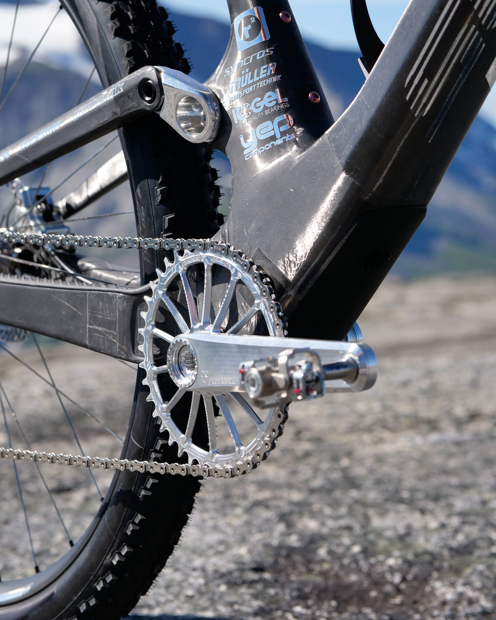 dangerhoms scott spark rc hypersonic with prototype garbaruk crankset