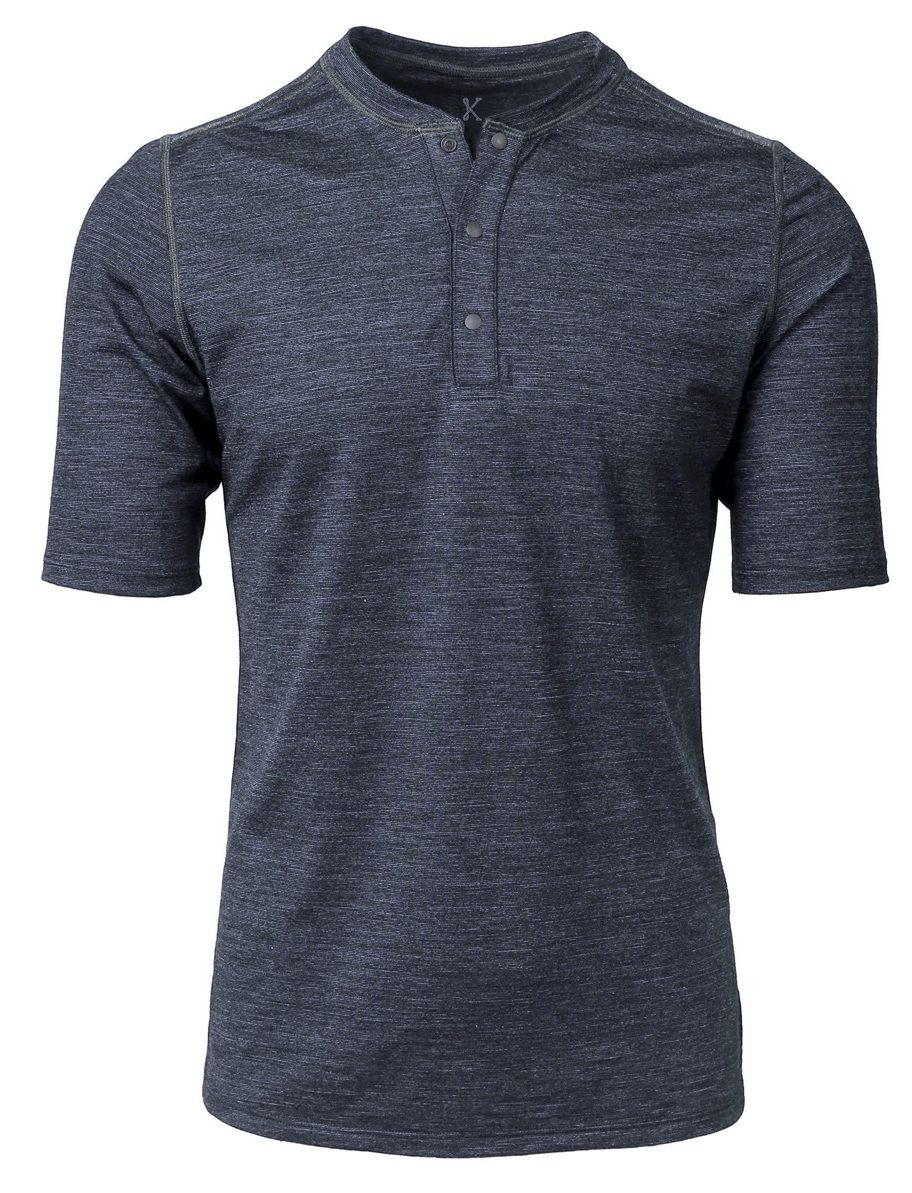 Kitsbow Merino Wool Henley Ultra Navy Heather