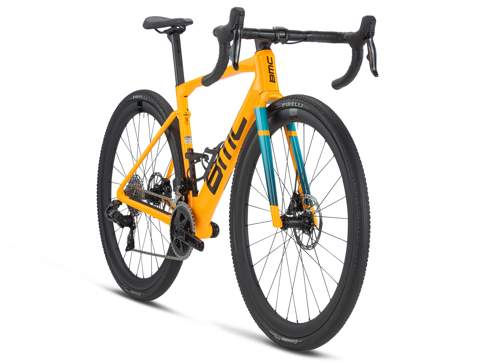 BMC Kaius aero carbon gravel race bike, angled