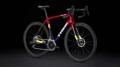 All-new Trek Domane drops adjustable & front IsoSpeed for 700g weight savings, adds room for bigger tires!