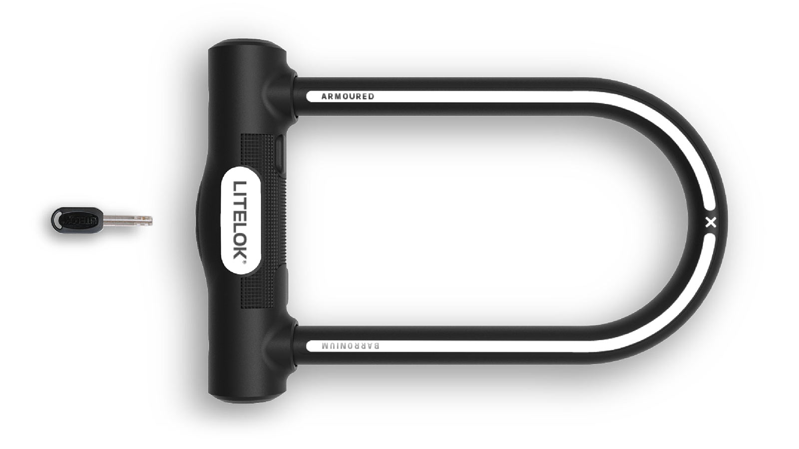 Litelok X lightweight theft-resistant Barronium bike lock, U-lock D-lock, X1