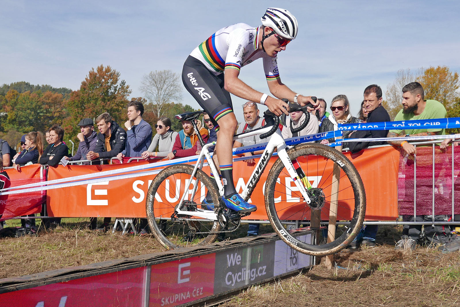 2022 Stevens Super Prestige carbon cyclocross bike, UCI World Cup Tabor, Jordan WYSEURE, Crelan-Fristads