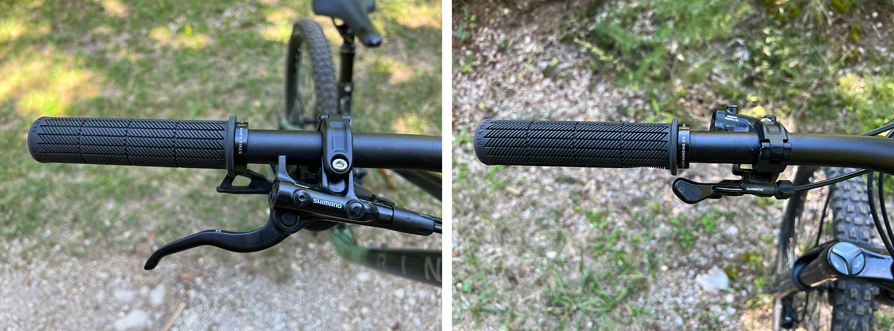 new MTB grips on 2023 marin rift zone alloy trail bike