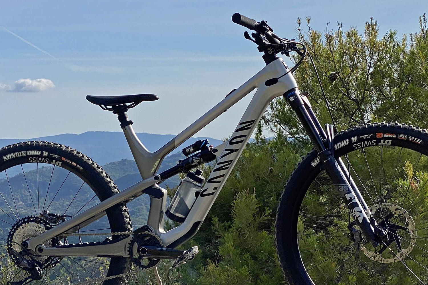 Canyon Spectral KIS all-mountain bike, MTB steering dynamics by Syntace, frame