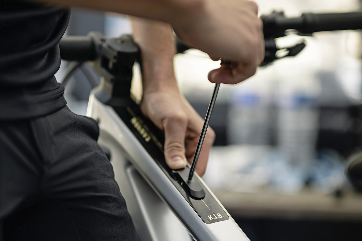 Canyon Spectral KIS all-mountain bike, MTB steering dynamics by Syntace, adjustable spring