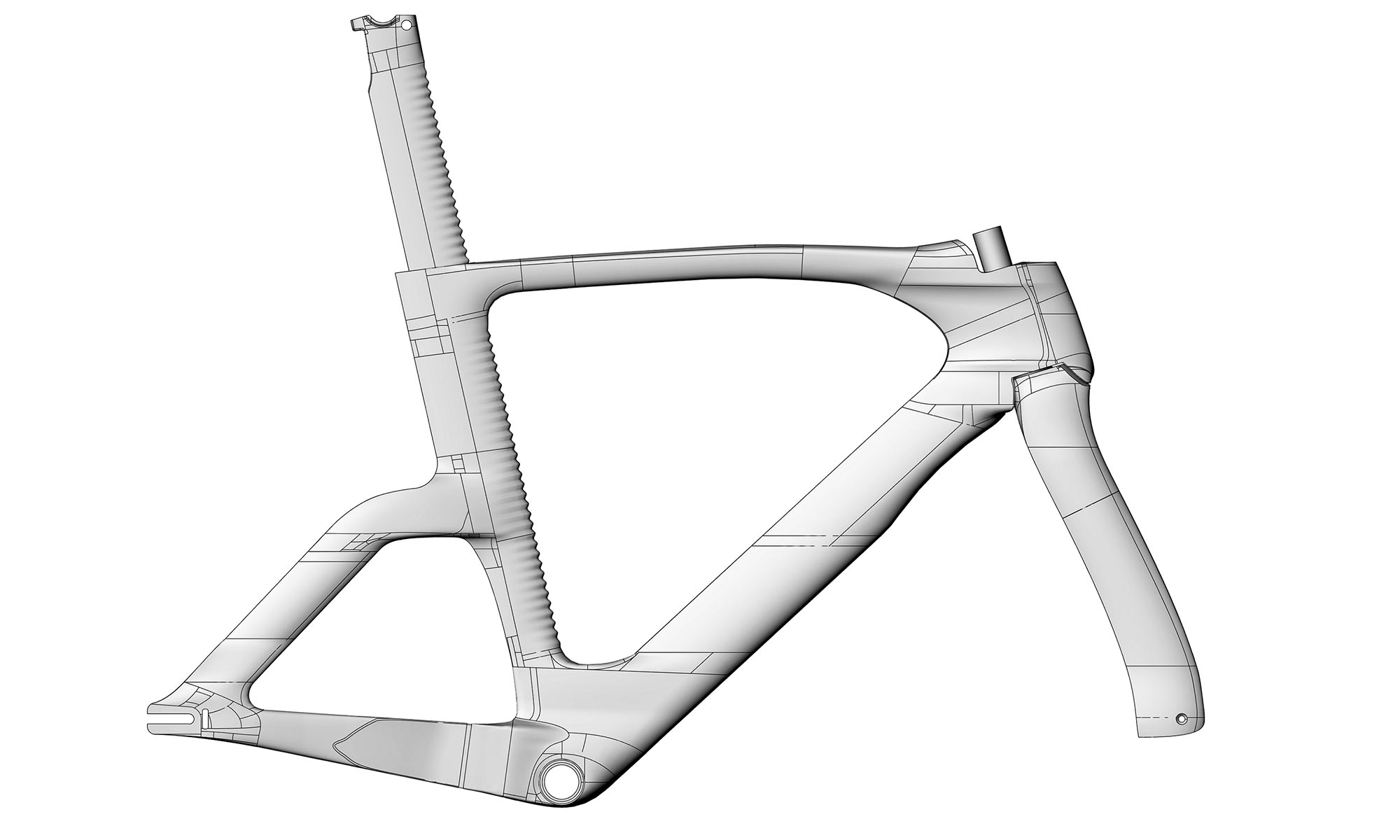 Pinarello Bolide F 3D-printed Scalmalloy alloy Hour Record track bike, whale biomicry