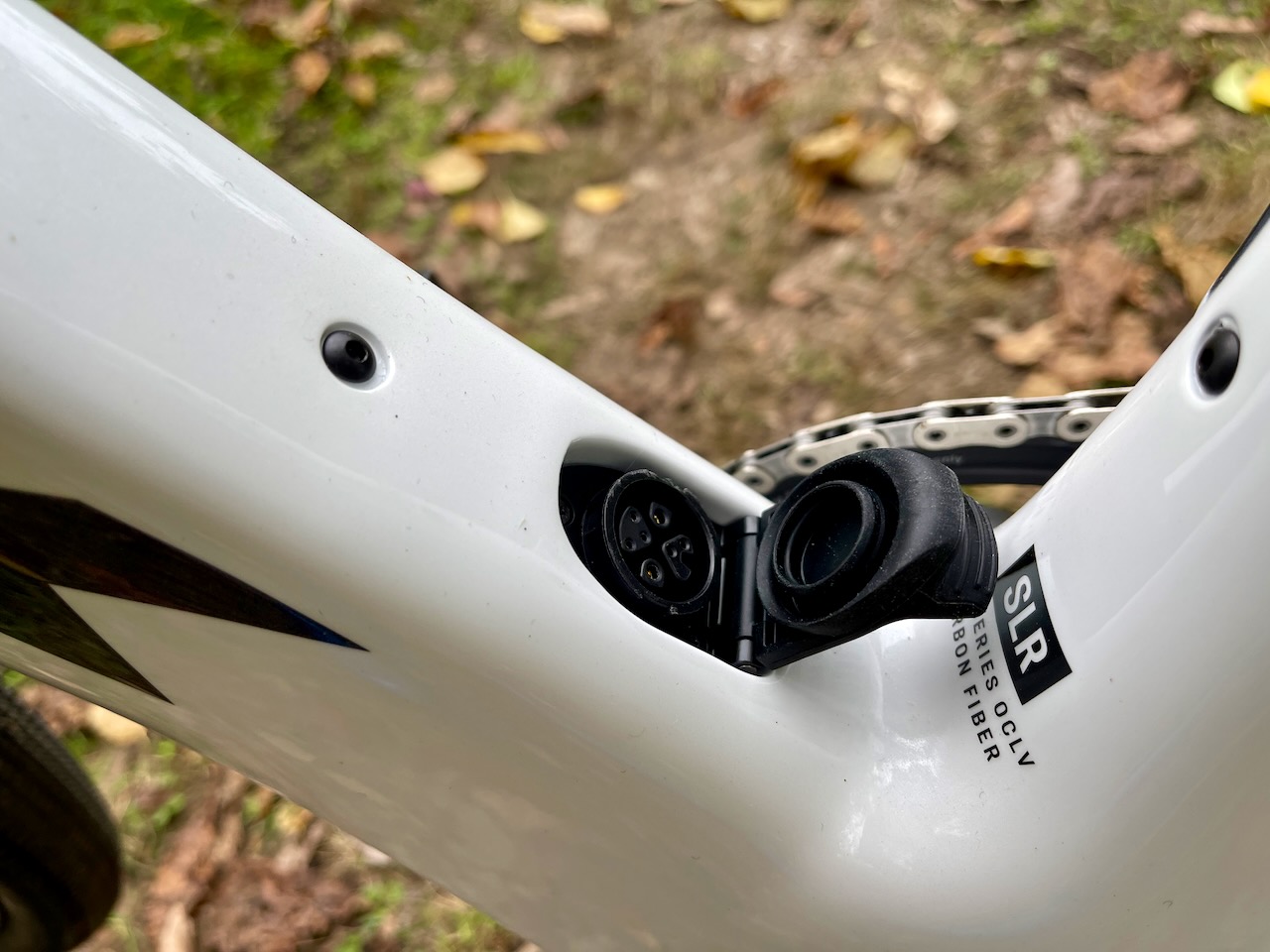 Trek Domane+ SLR charging port