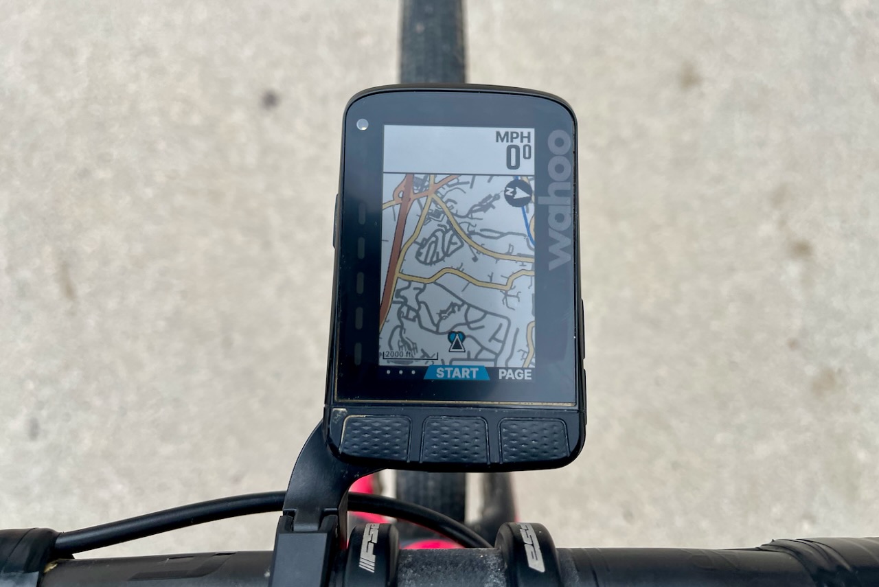 Wahoo Elemnt Roam mapping