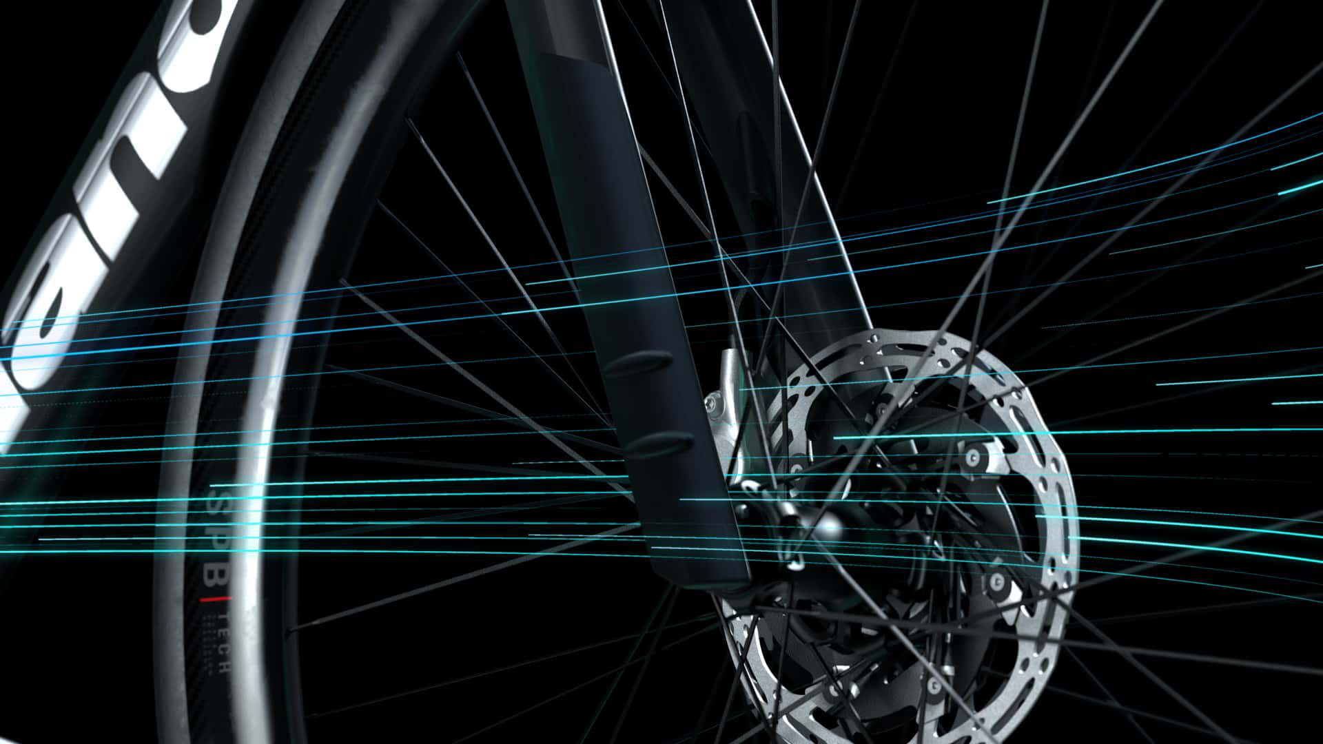 aero fork on the Bianchi Oltre RC road bike
