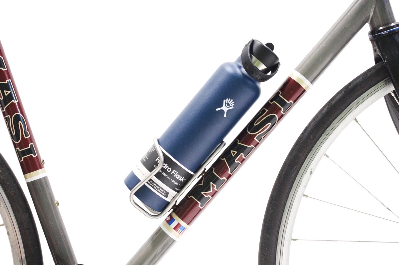 g Cage Flat top water bottle cage blue Hydro Flask