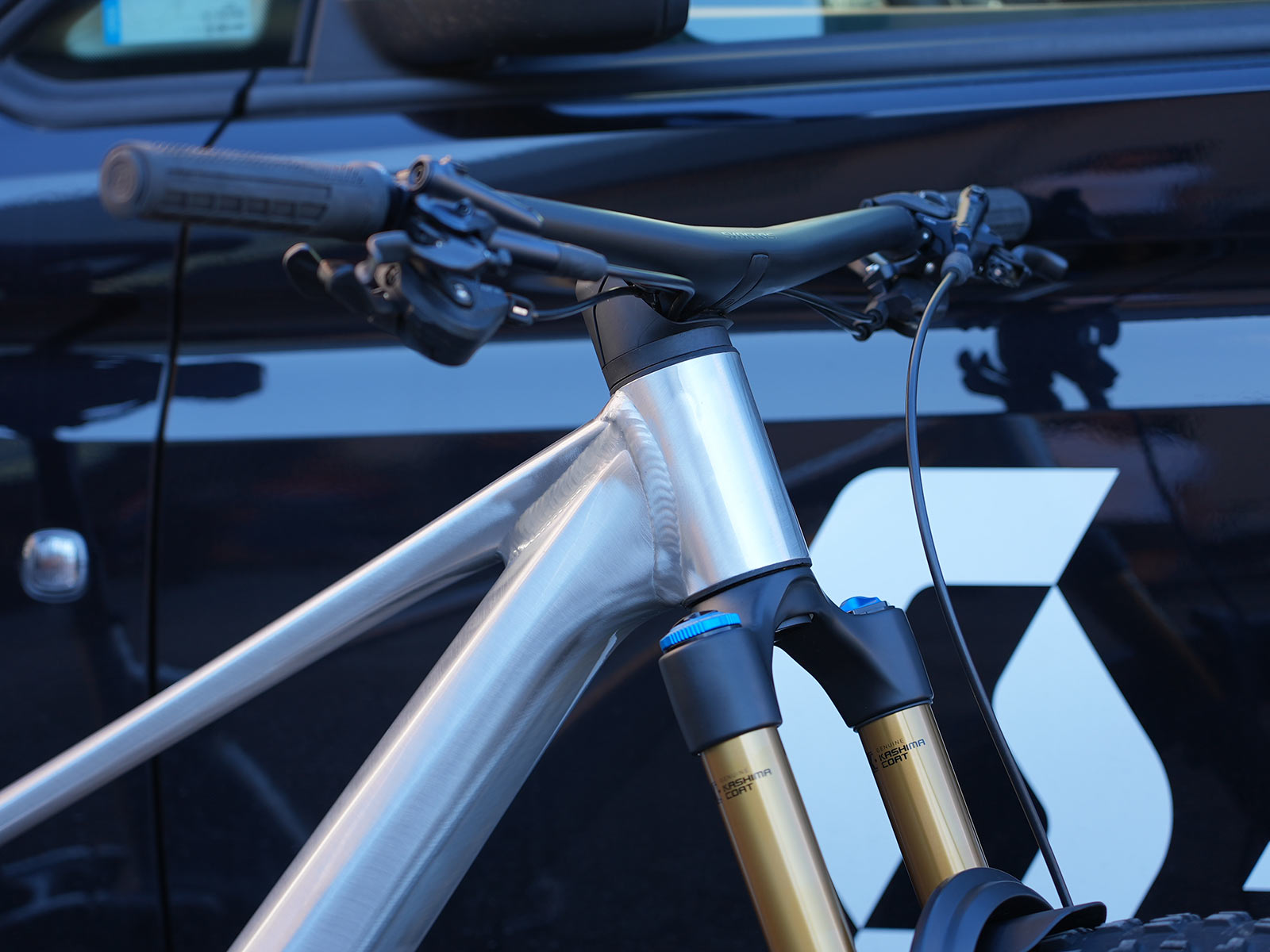 2023 scott genius alloy shown with raw prototype finish