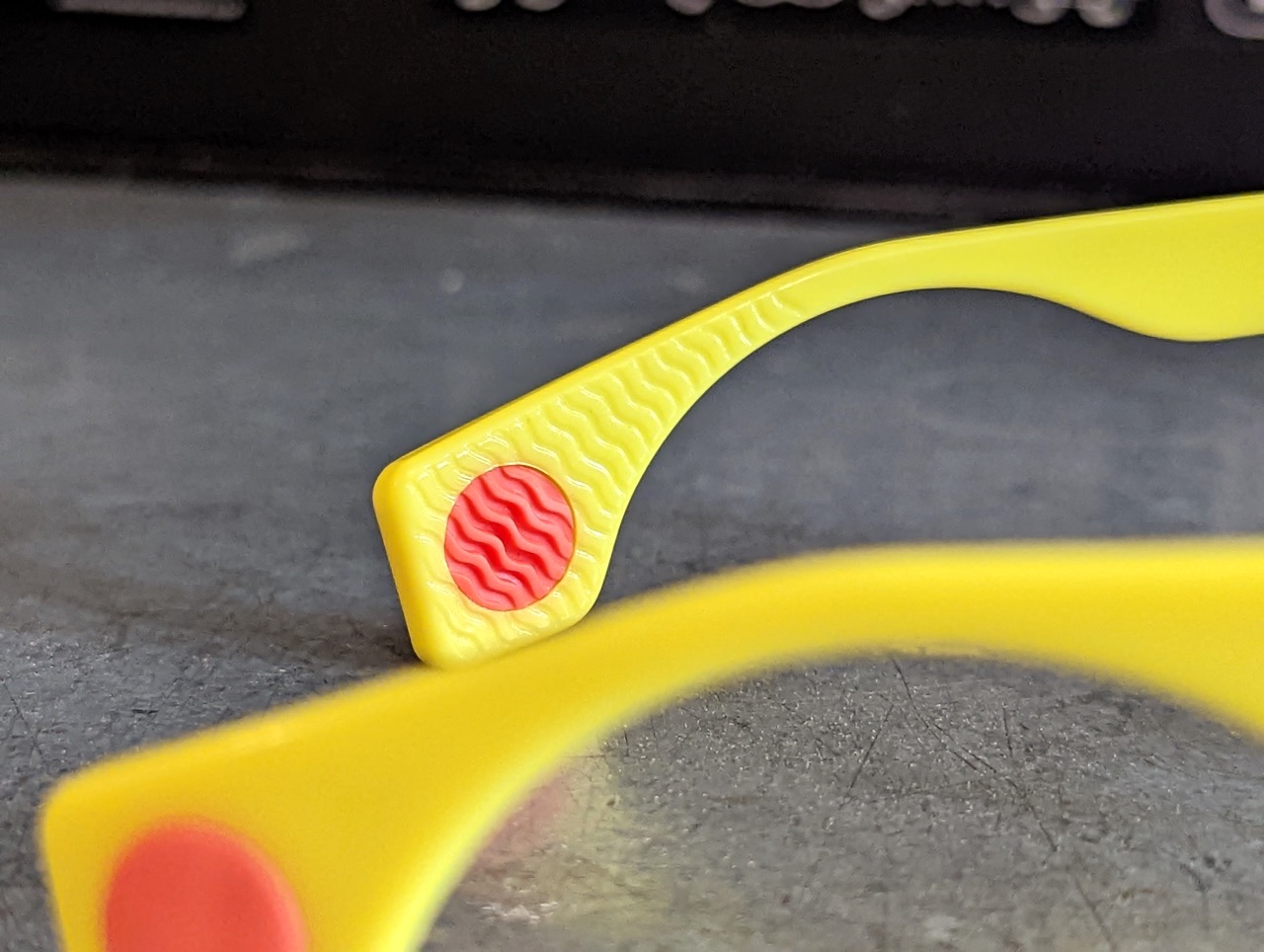 AARN Mud Flaps Sunglasses temple inside