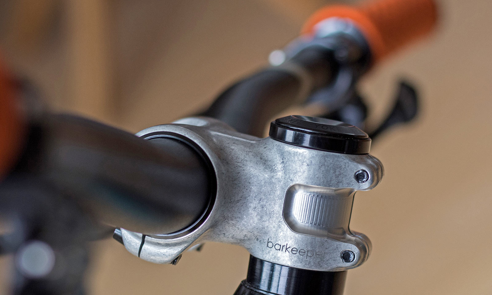 BikeYoke Barkeeper RAFF Raw Forged Finish 1-piece alloy MTB stem, now 31.8mm compatible