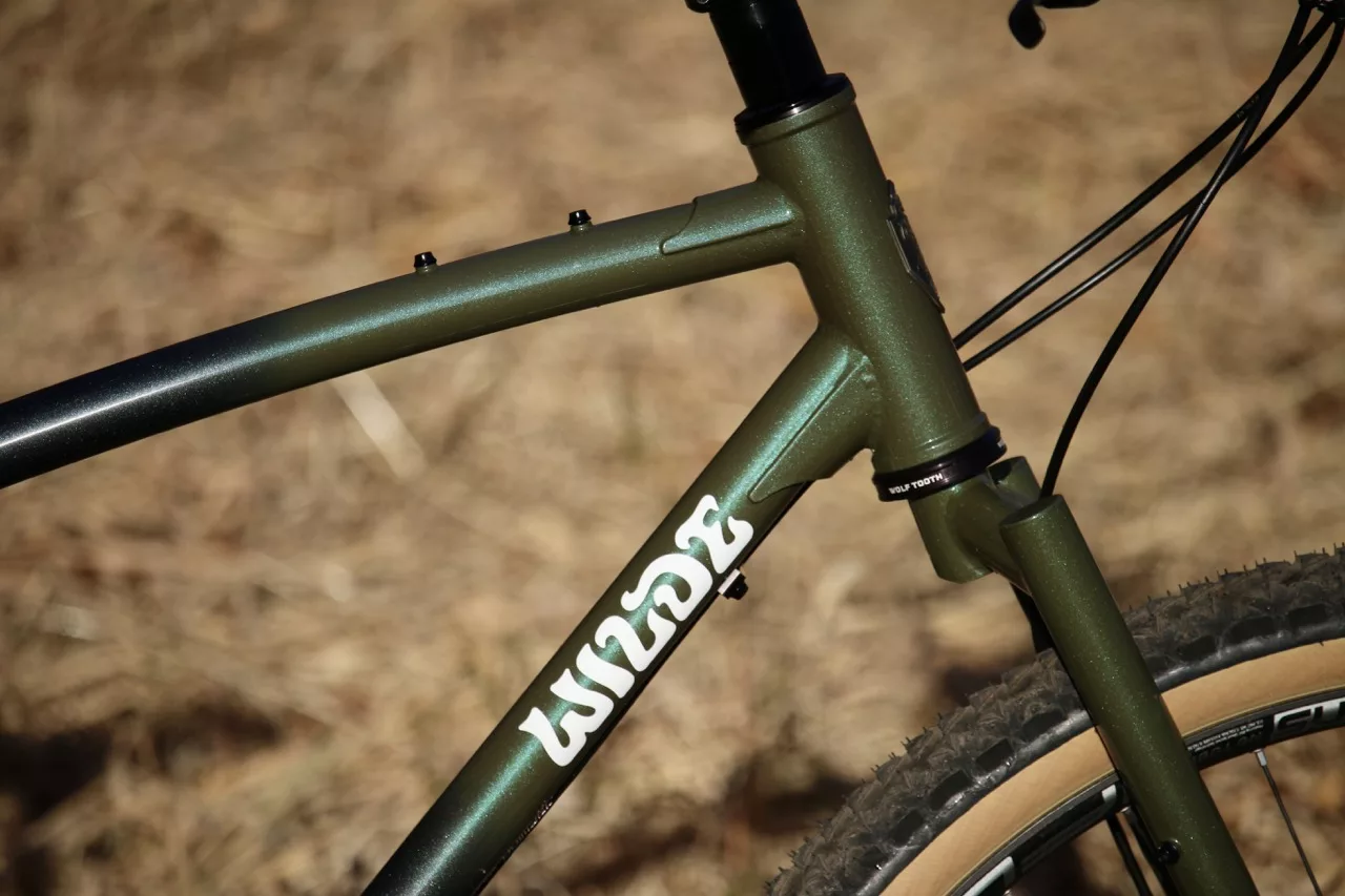 Wilde Bikes Supertramp downtube logo