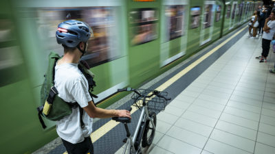 MET Intercity Mips is an eBike Certified Helmet w/ Magnetic Lights