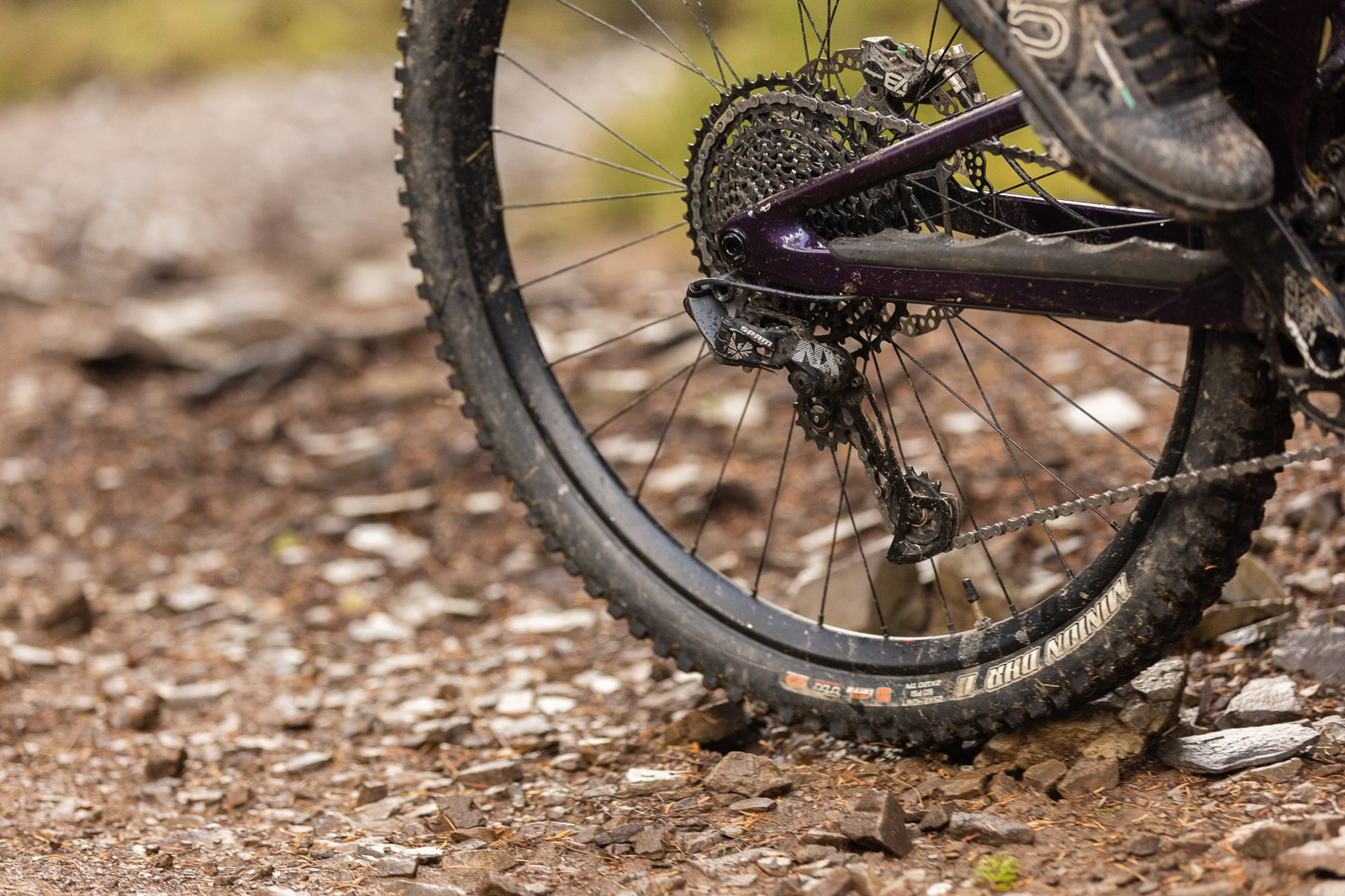 maxxis minion dhrII DD on SCOR 4060 LT test bike