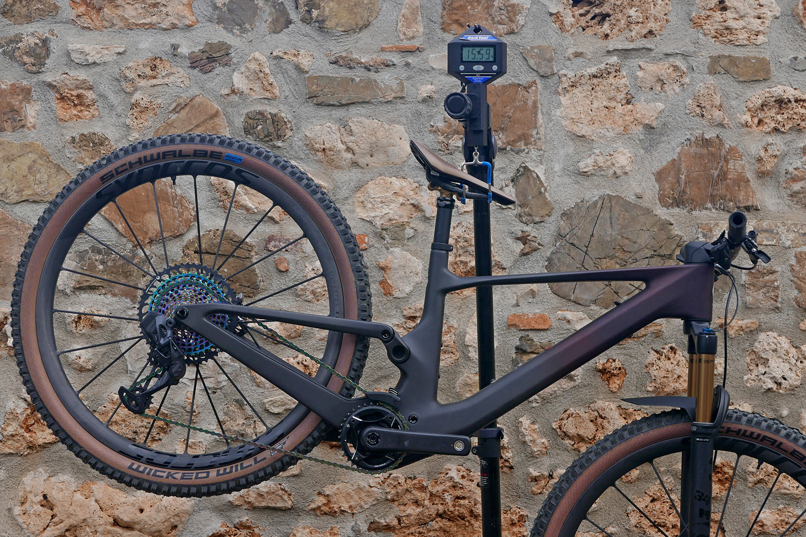 2023 Scott Lumen eRIDE ultralight trail eMTB, powered by TQ HPR50 ebike, 15.59kg small actual weight