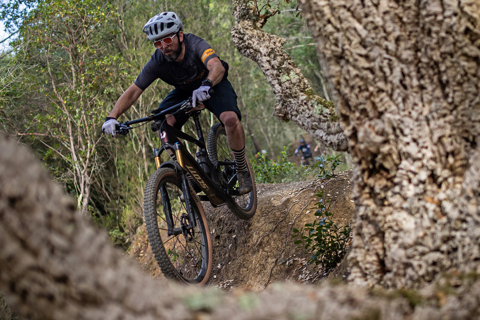 2023 Scott Lumen eRIDE ultralight trail eMTB, powered by TQ HPR50 ebike, photo by Michal Červený riding