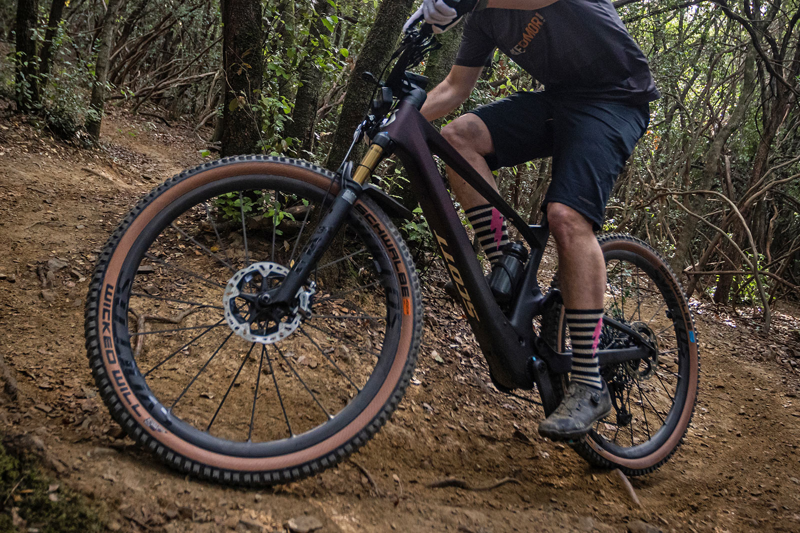2023 Scott Lumen eRIDE ultralight trail eMTB, powered by TQ HPR50 ebike, photo by Michal Červenýclimbing
