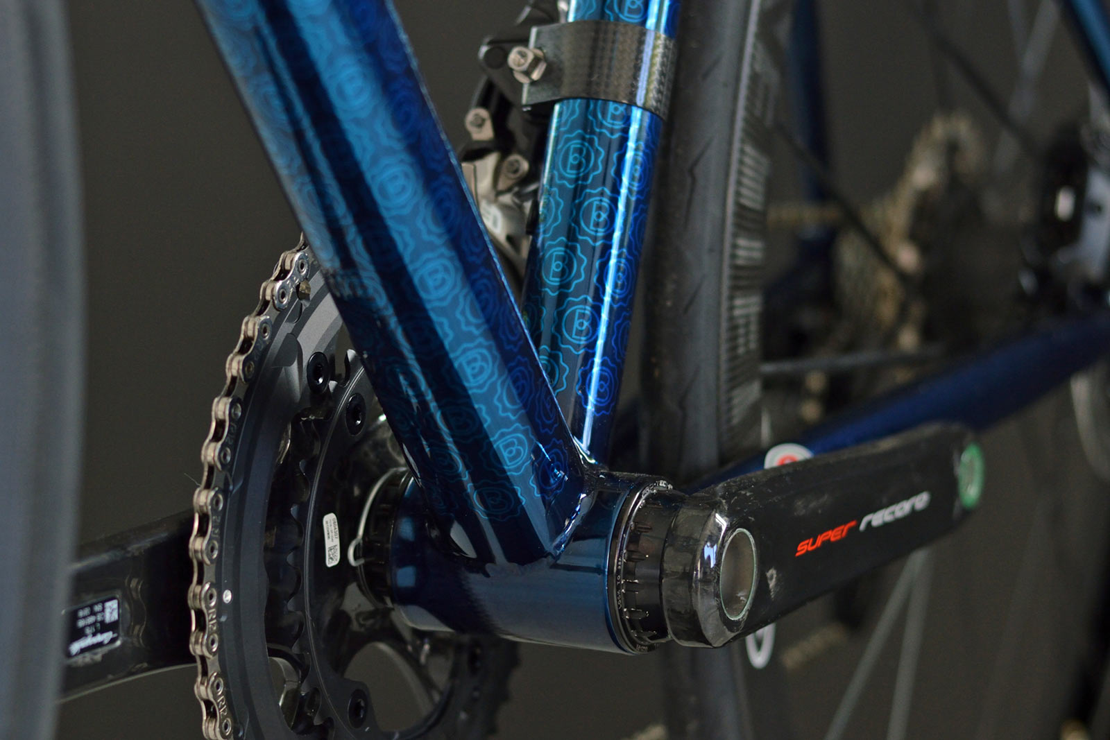 Battaglin Portofino R, custom-made-in -Italy modern integrated steel lugged road bike, cromovelato blue, T47 BB