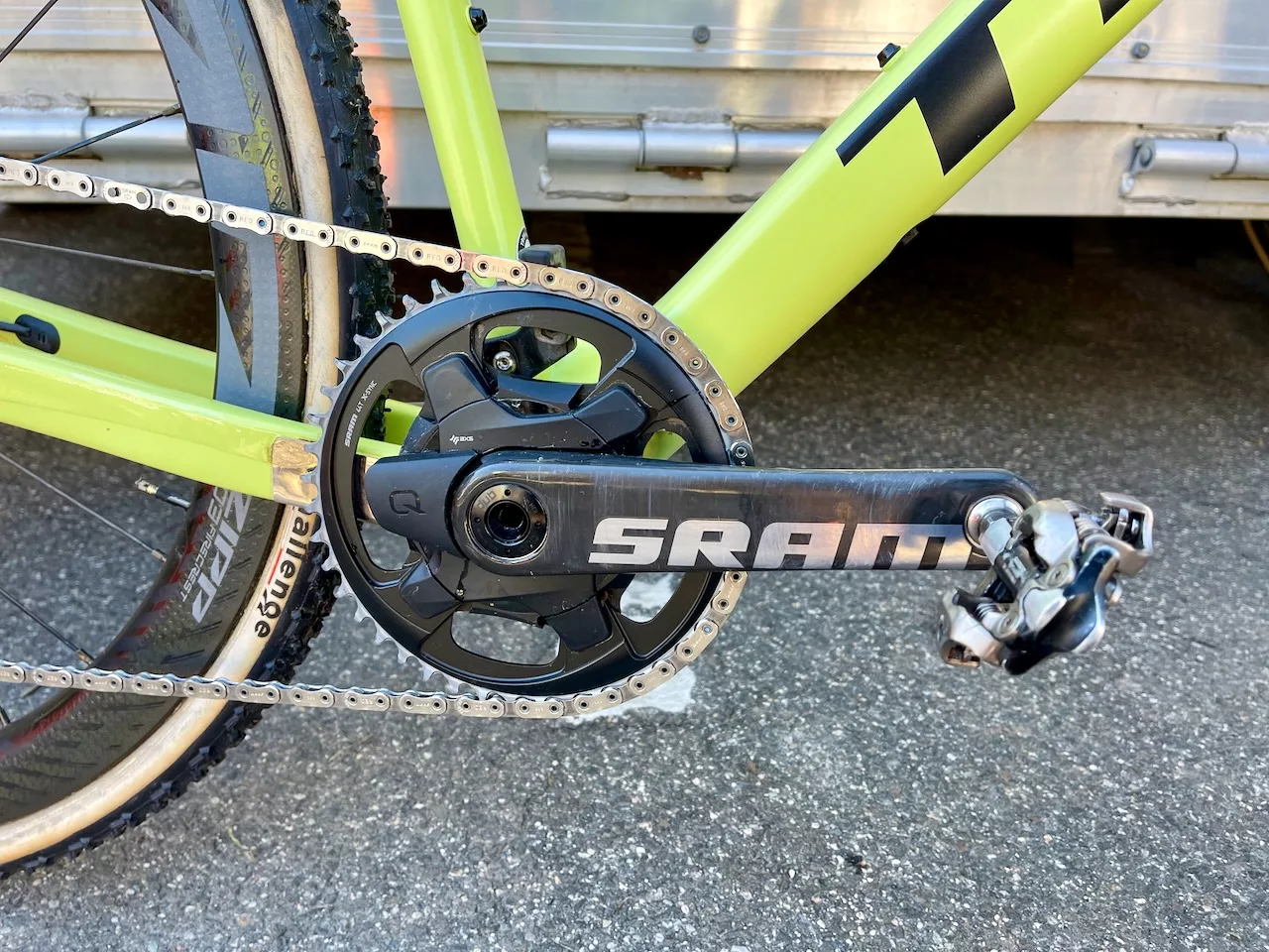 Curtis White Trek Pro Bike Check crankset