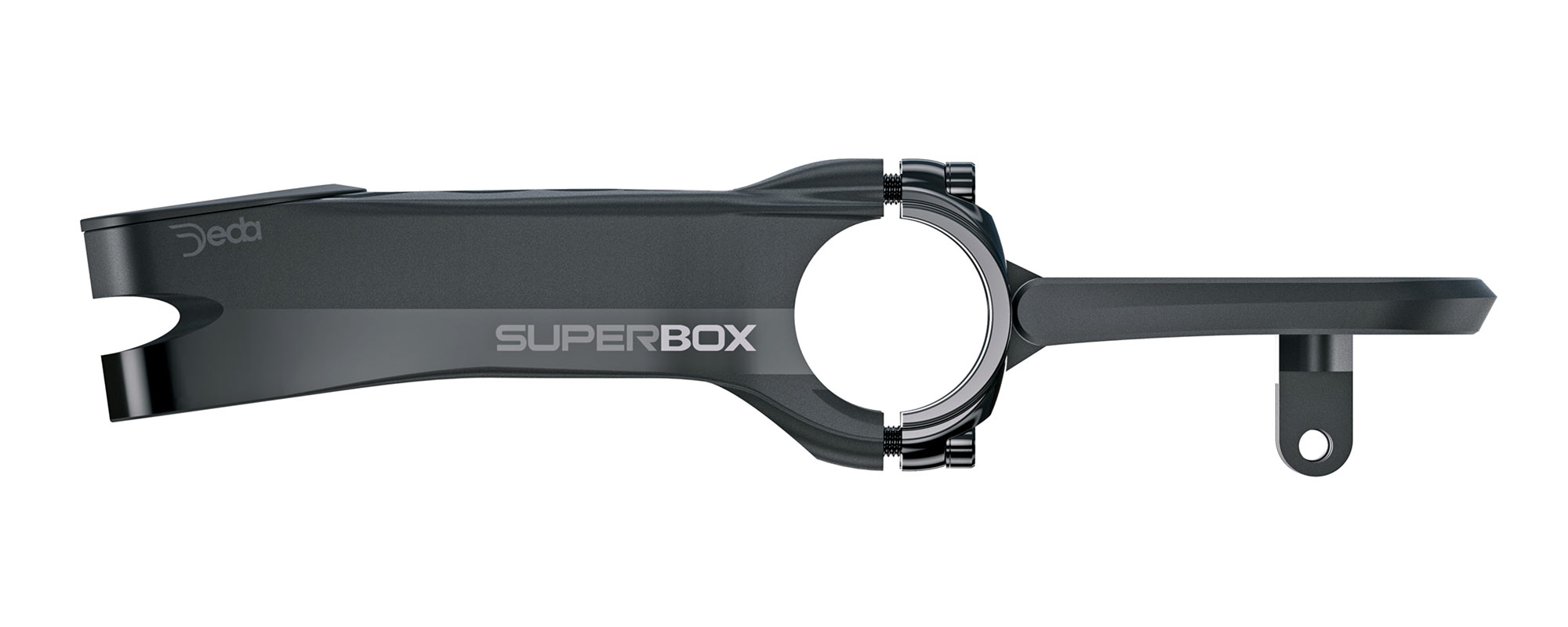 Deda Superbox DCR flexible integrated stem, internal or external routing, with GPS mount