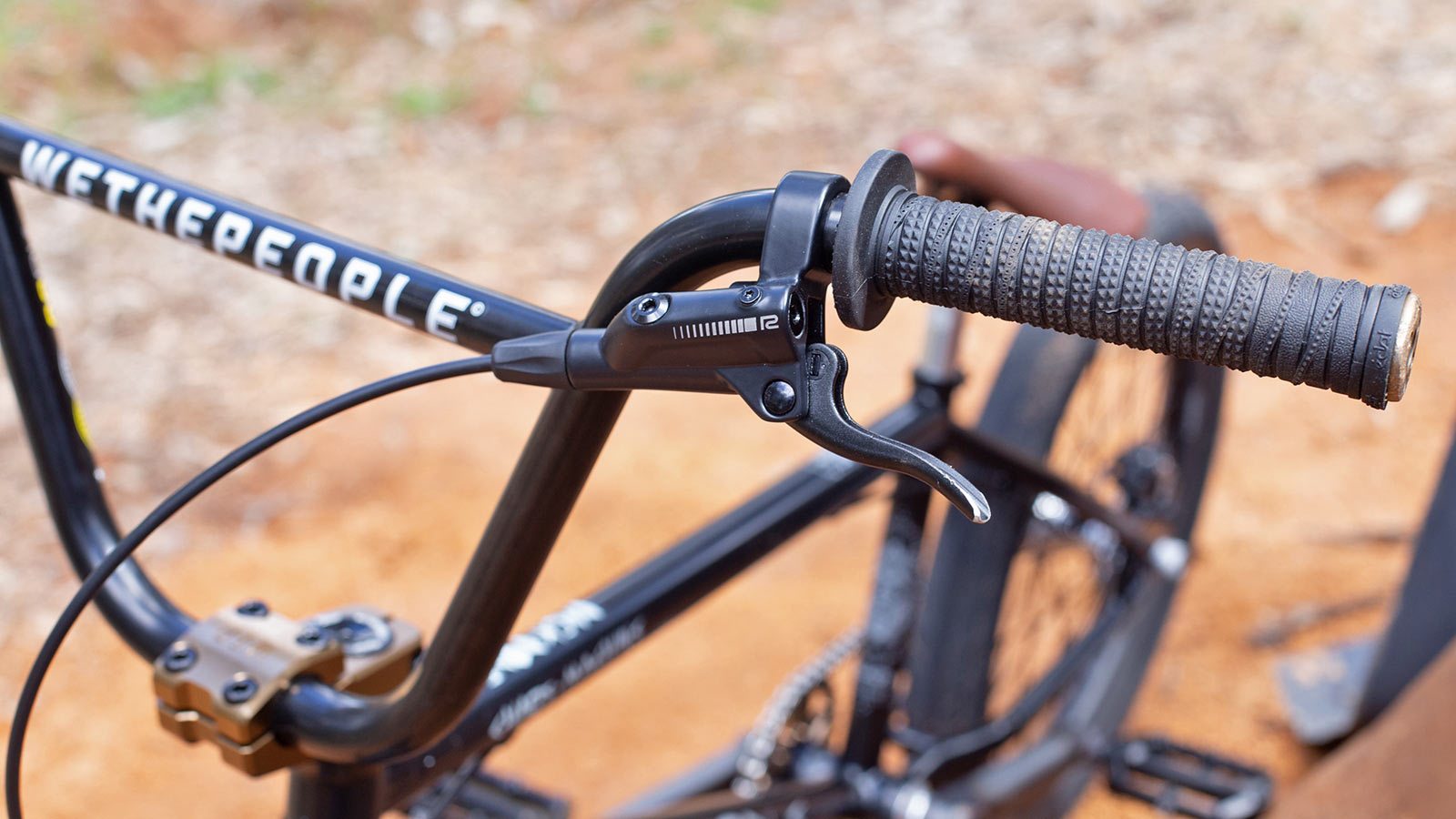 WTP Chaos Machine disc brake BMX bike, Tyson Jones-Peni pro bike check, Radio hydro brake lever