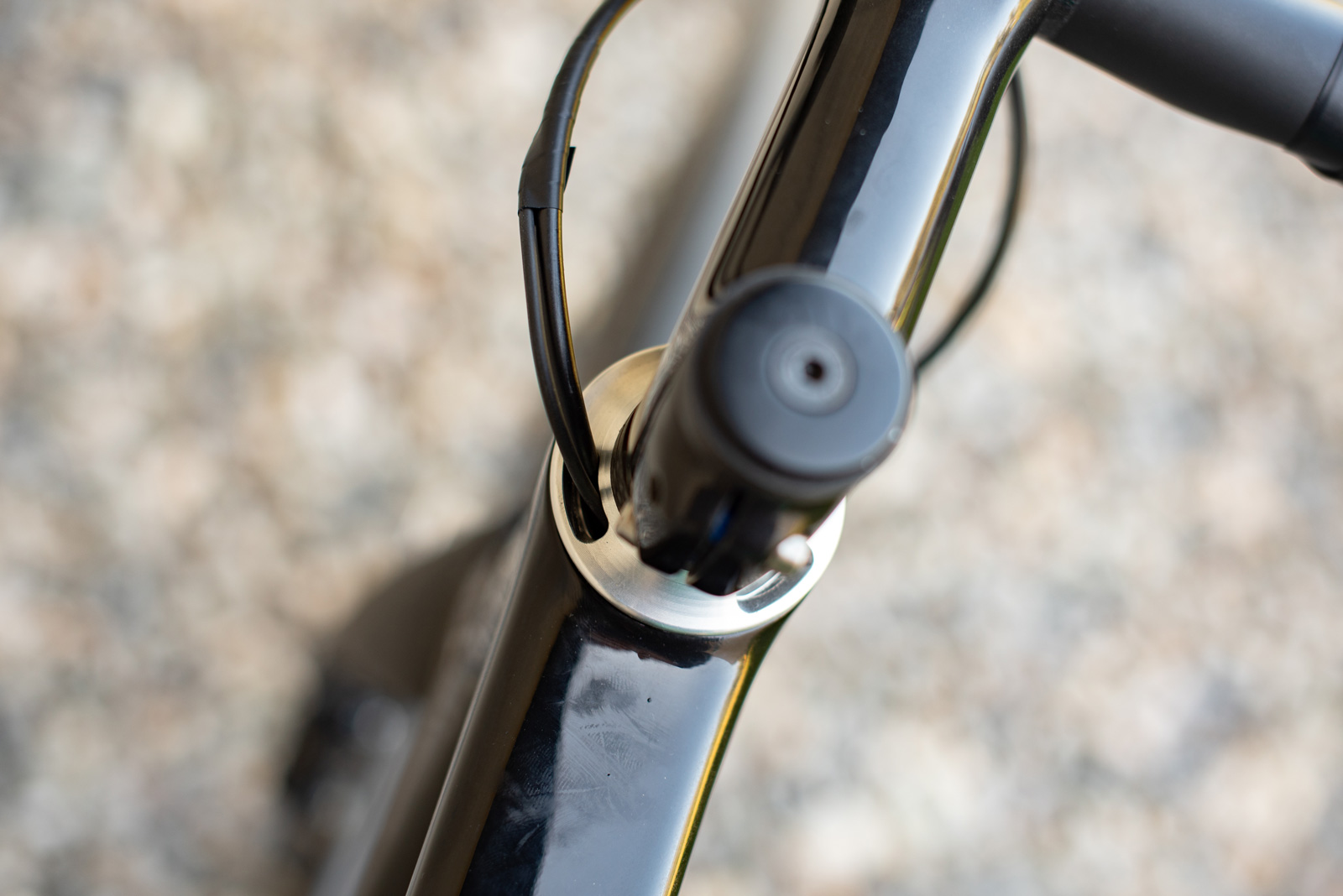 internal cable routing headset enve prototype road bike