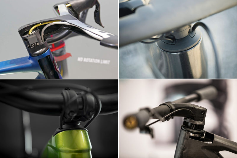fsa acros internal cable headset routing mtb road ebikes