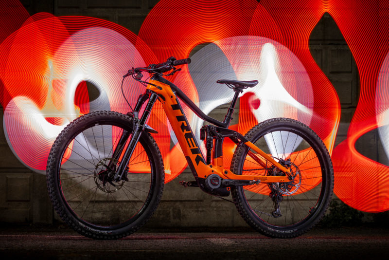 Trek ebike with Bosch motor