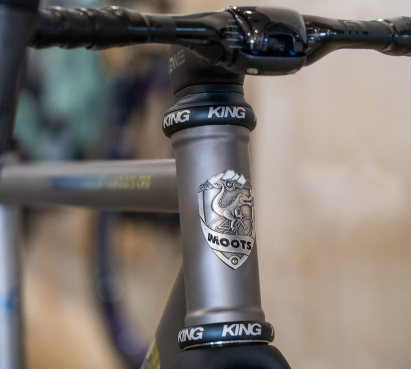 Chris King AeroSet 3 fully internal routing headset, Moots 44mm headtube
