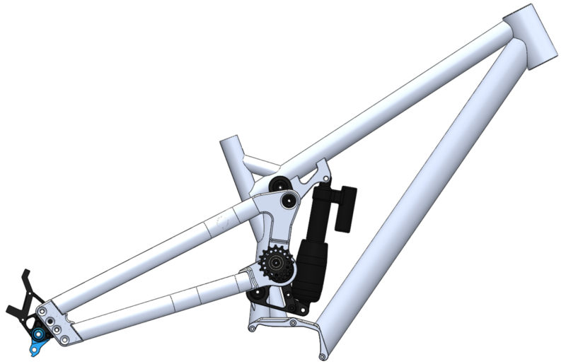 myotragus dorothea v4 prototype twin link rearward axle path