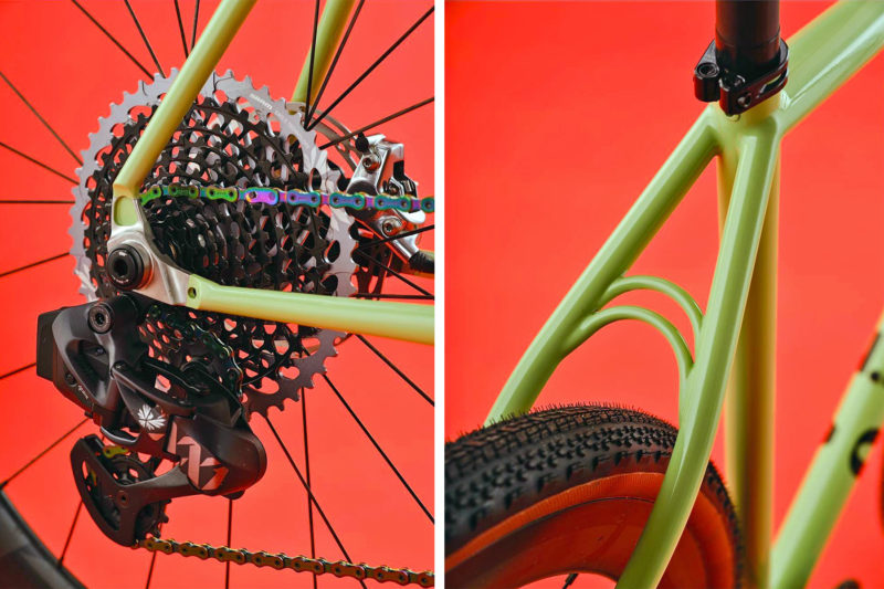 Onguza Original Gravel Model 1_premium steel gravel bike made in Namibia, frameset details
