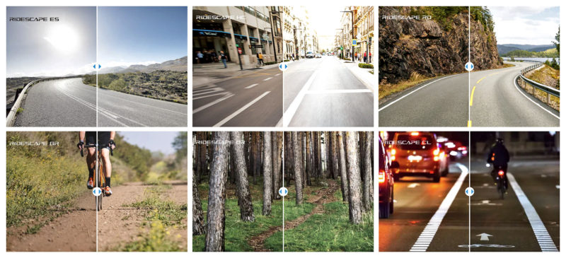 Shimano Ridescape eyewear lenses; road, off-road & gravel-specific