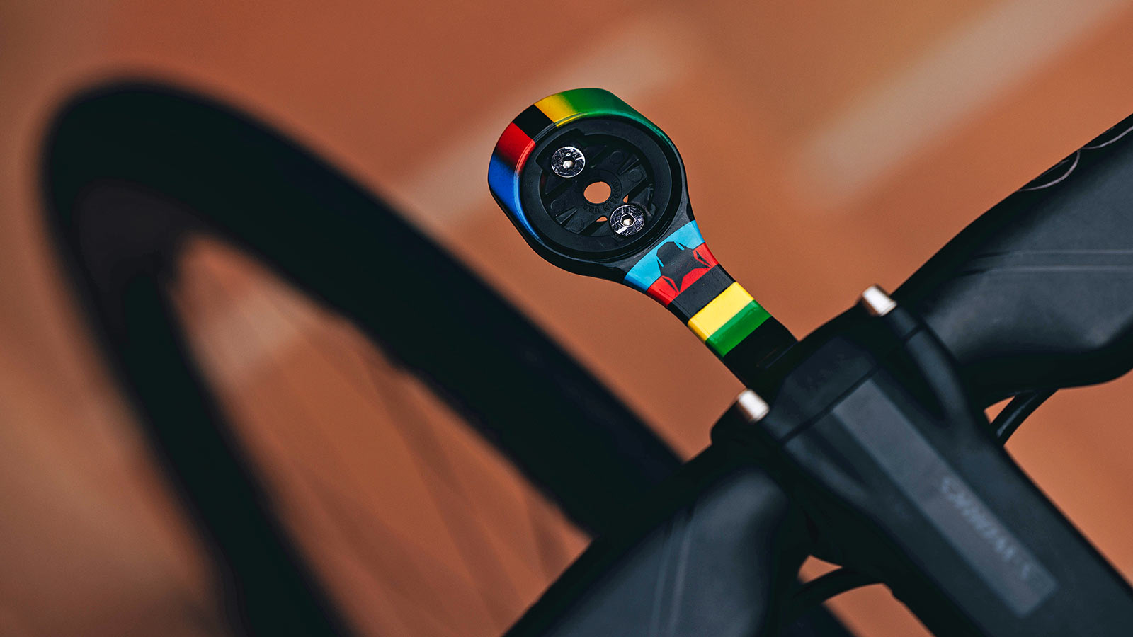 S-Works World Champ Tarmac SL7 of Remco Evenepoel, K-Edge GPS mount