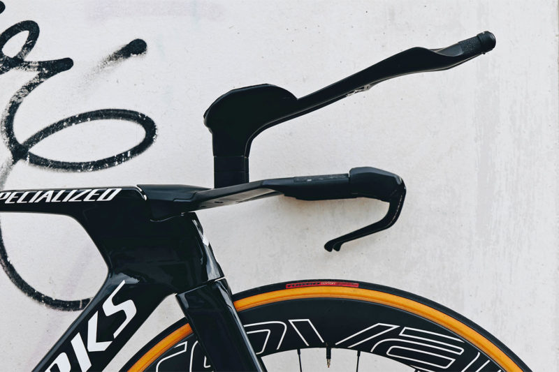 Specialized custom Shiv TT prototype aerobars, Yves Lampaert