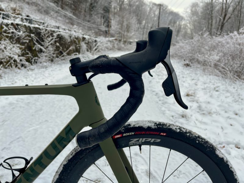 SRAM shifters on ENVE gravel bars