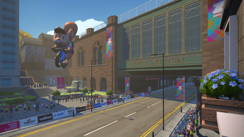 Zwift Scotland Glasgow Crit course