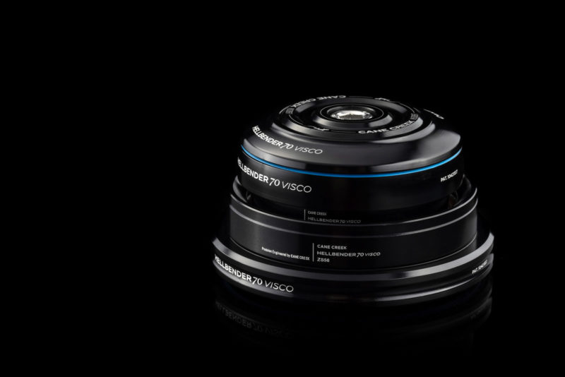 cane creek hellbender 70 visco headset elimates speed wobble stabilizes steering damping plates fluorocarbon paste introduce friction