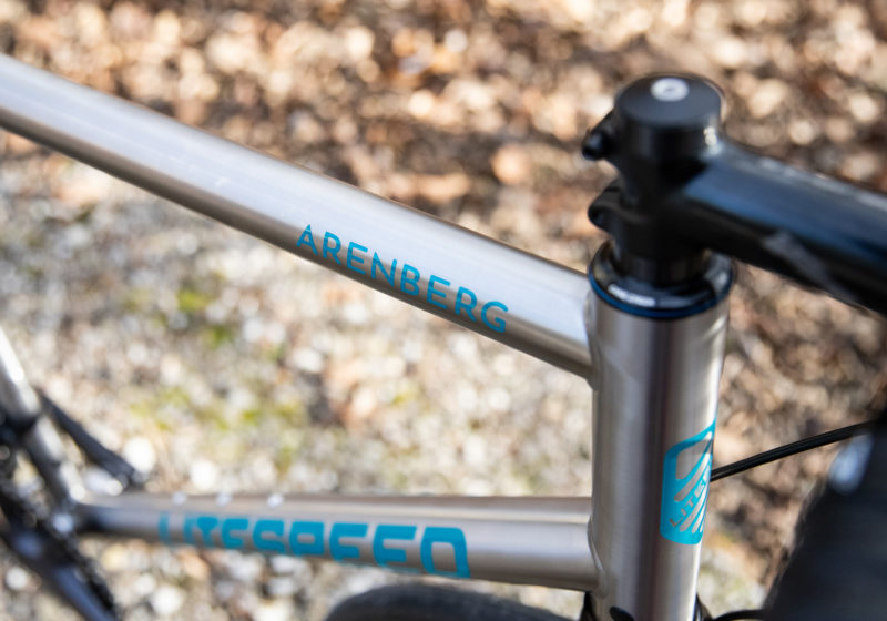 2023 litespeed arenberg disc brake titanium road bike front top