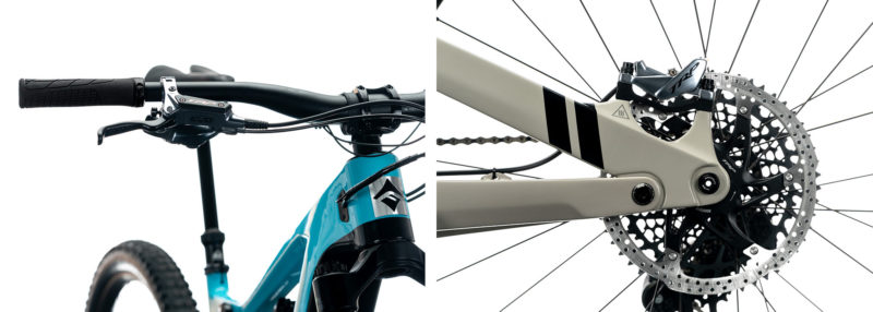 fezzari timp peak closeup details on TRP brakes