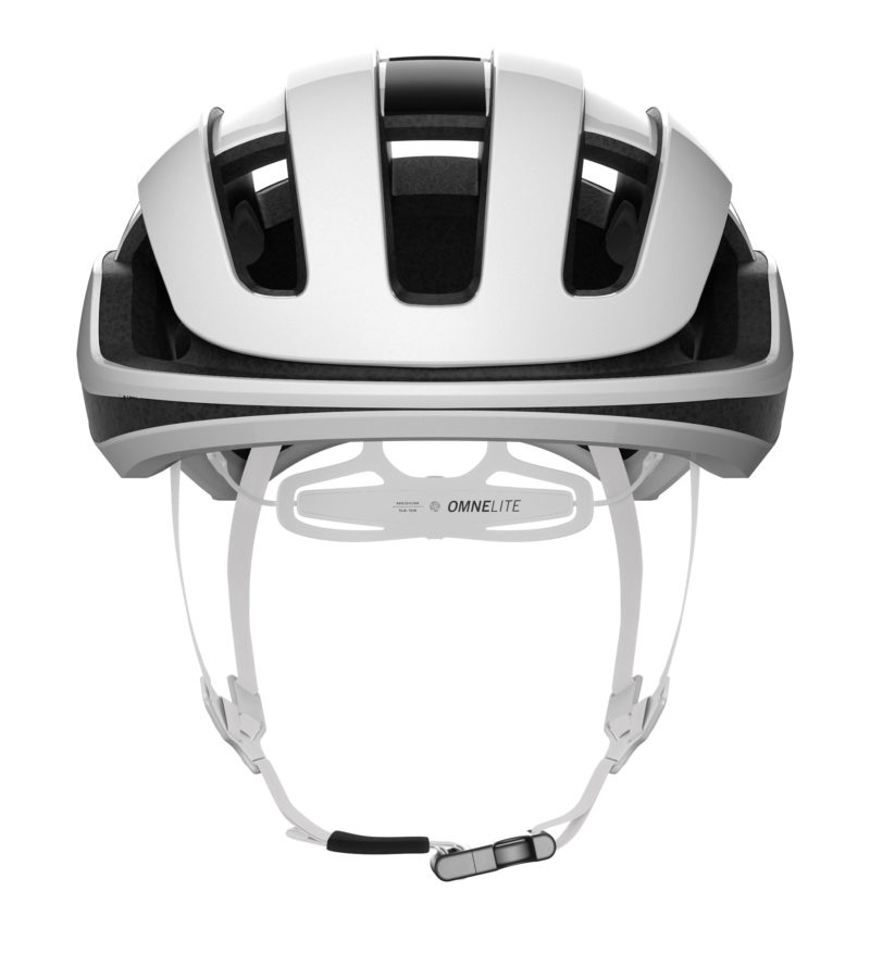POC Omne Lite lightweight road & gravel bike helmet, white